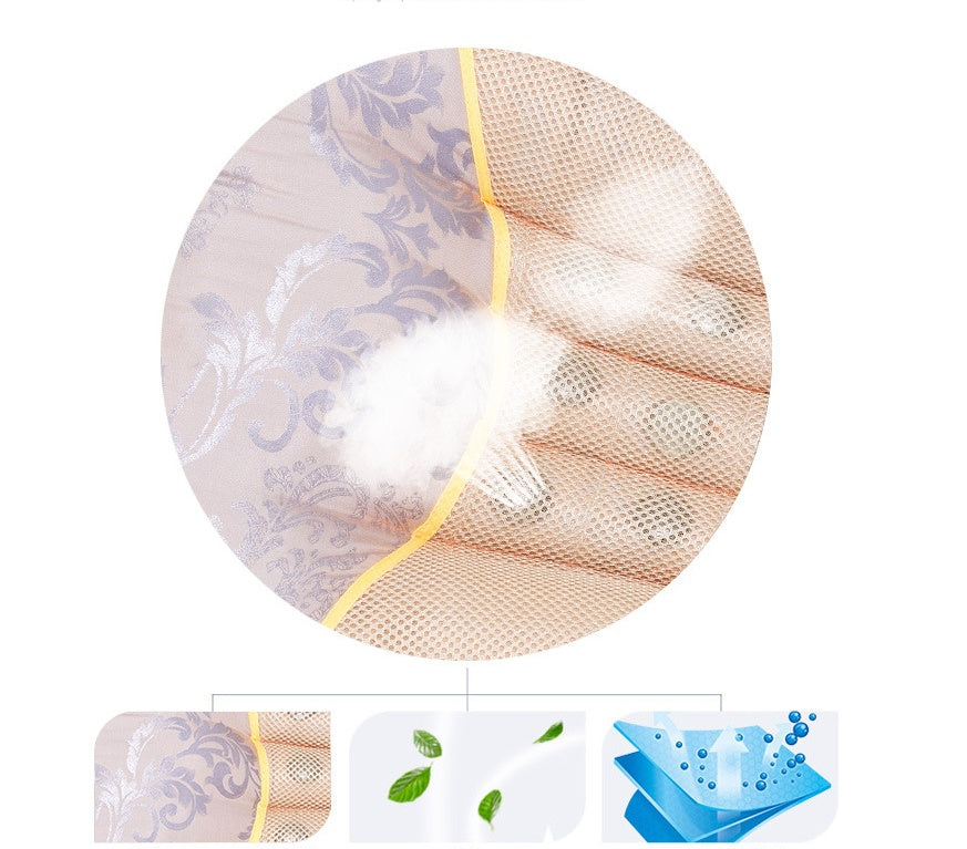 Heated inflatable pillow