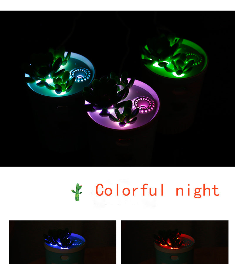 USB sucky humidifier with luminous timing