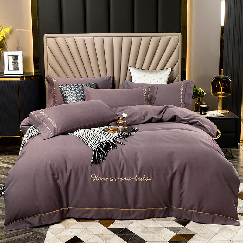 Brushed bedding Purple