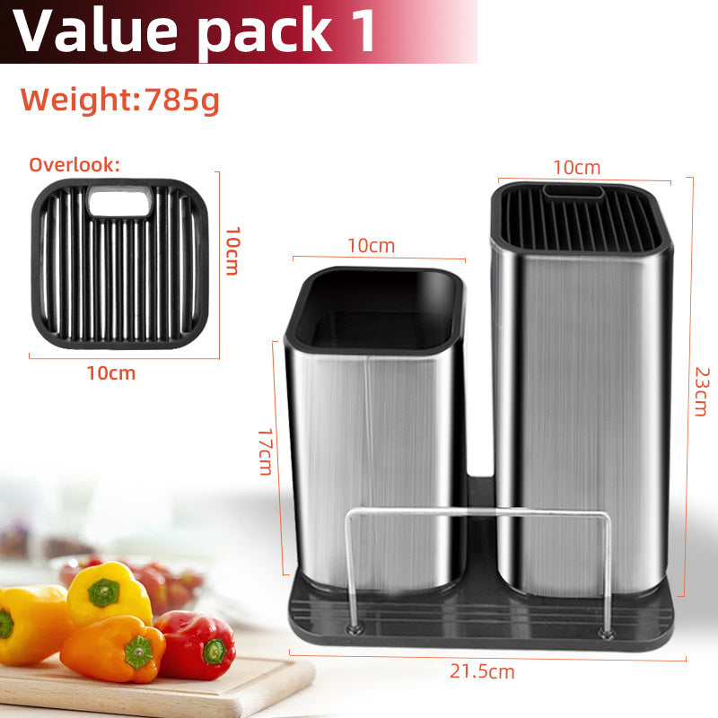 Drainable Knife Chopping Board Holder Size Chopper Holder 8inchknifeholderstorage