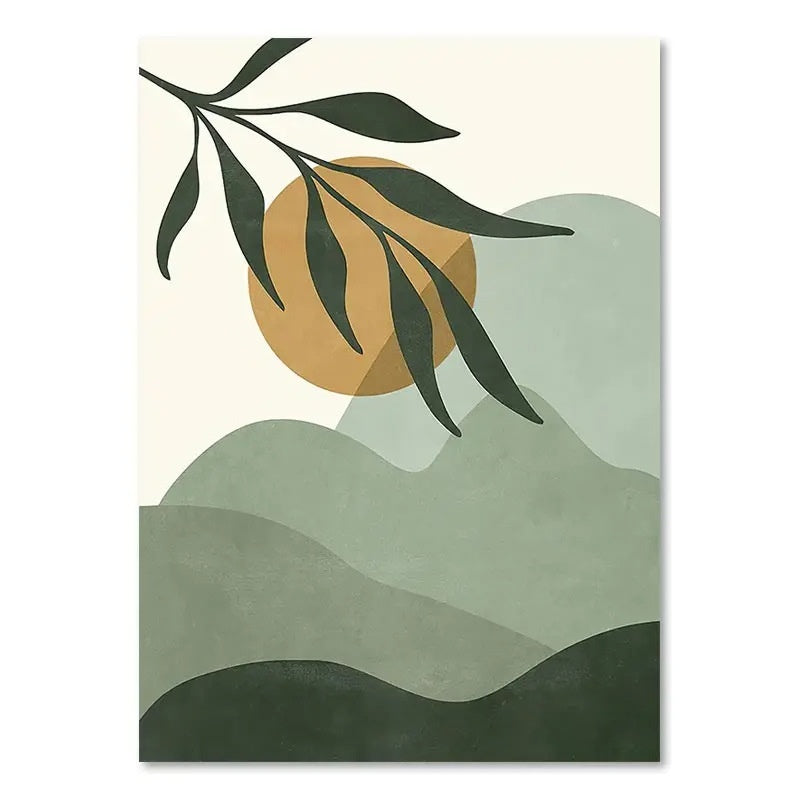 Green Plant Decorative Painting Type A