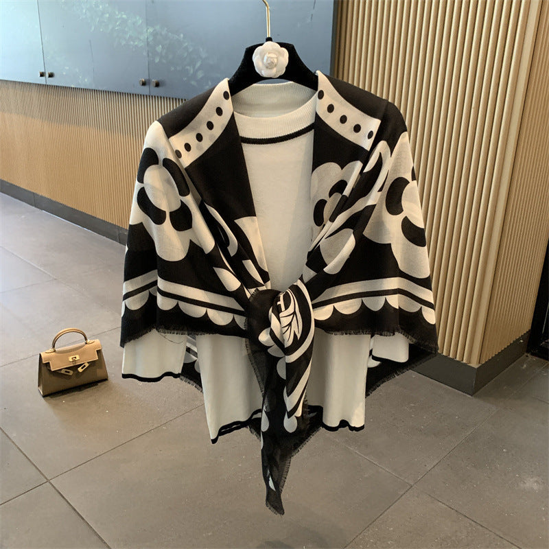 Sunscreen Large Kerchief Thin Silk Scarf Air-conditioned Room Outer Shawl MZF065 130X130cm