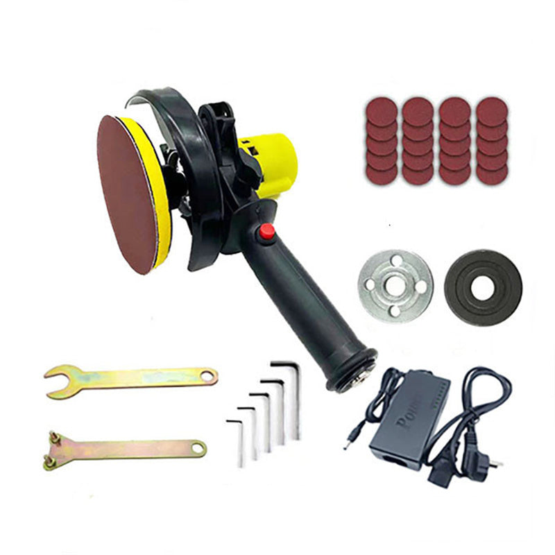 Multifunctional Handheld Miniature Electric Speed Adjustable Seam Polisher Black