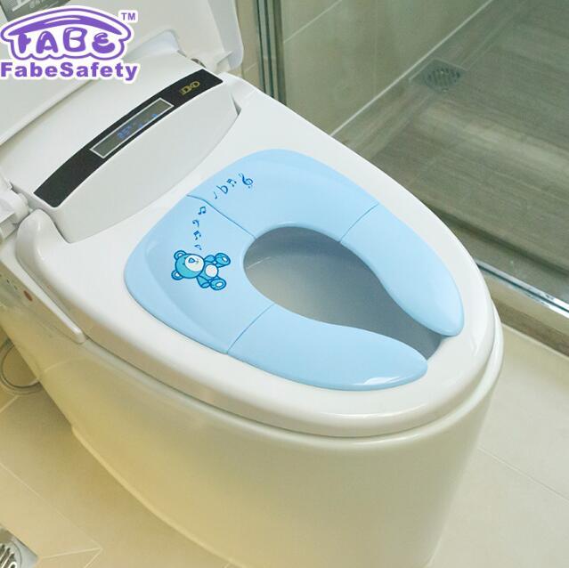 Toilet Seat Folding Toilet Seat for Children blue