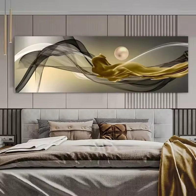 HD Single City Night Scene Canvas Painting DF18431
