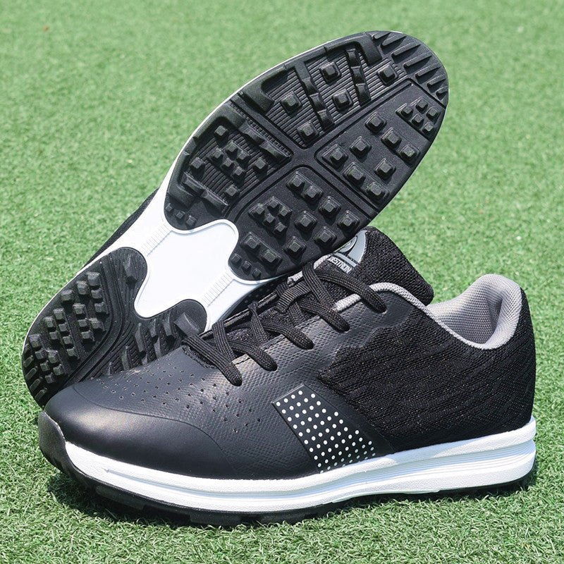 Golf Shoes Waterproof Non-slip Golf Training Shoes Black