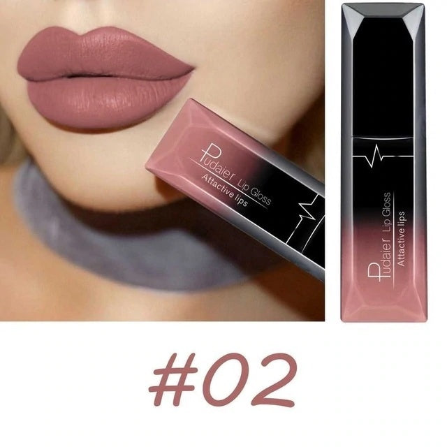 Makeup matte matte lip gloss lipstick 02color