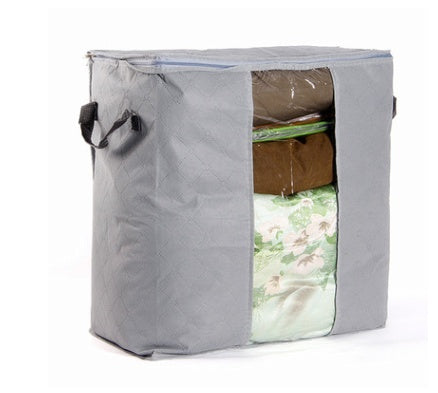 Bamboo Charcoal Clothes Storage Bag Gray