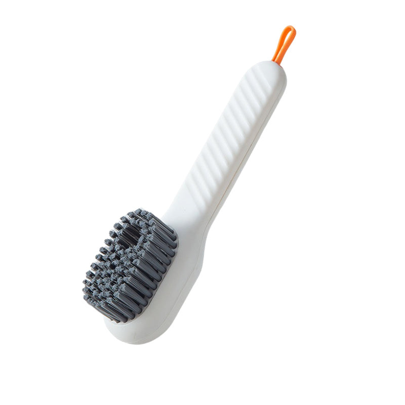 Deep Cleaning Shoe Brush Automatic Liquid Discharge Cleaning Brush Soft Bristles Household Laundry For Daily Use Cleaning Tool White