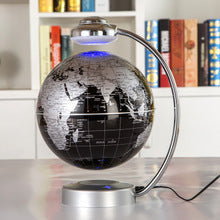 8 inch globe magnetic suspension office decoration company gift novelty creative birthday gift Black 8 inche