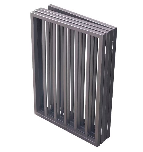 Pet Gate Dog Gate For Doorways Dark Brown
