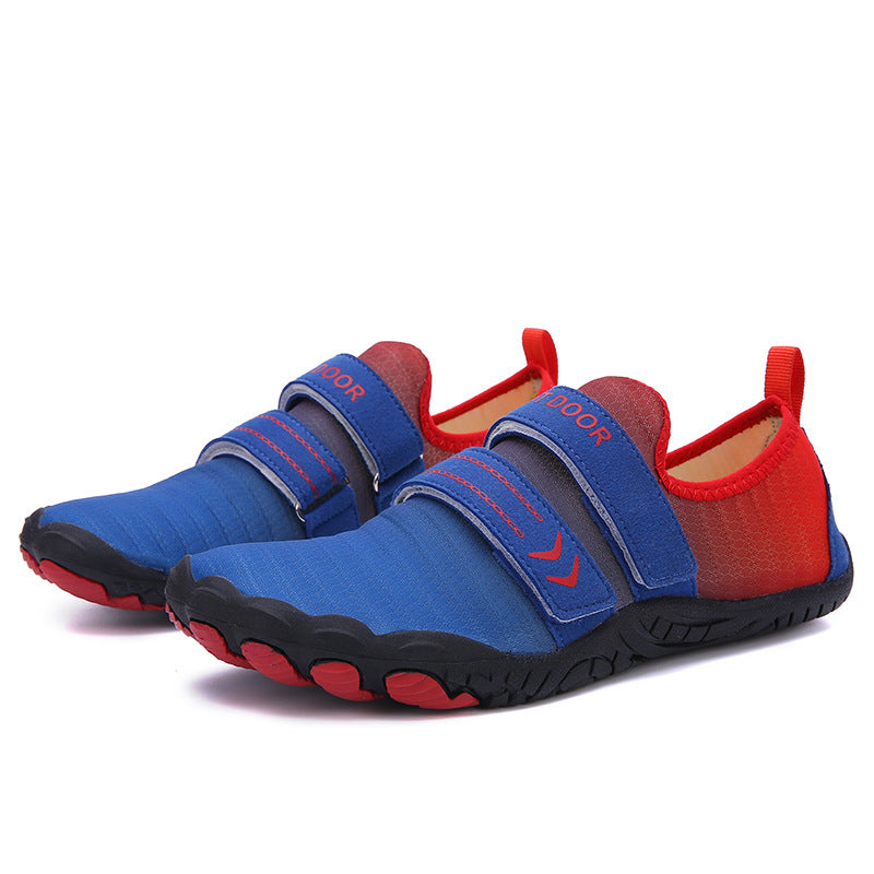 Fitness Yoga Outdoor Large Size Hiking Shoes A05 Sapphire blue