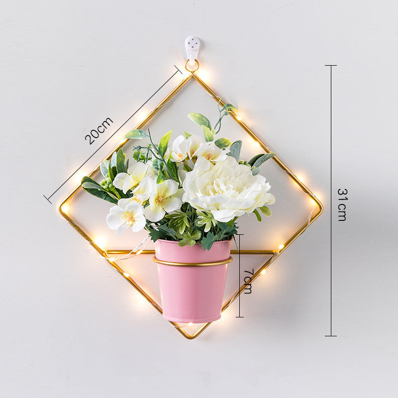 Nordic ins light luxury soft decoration with wall decoration bedroom creative furnishing set wall hanging wall decoration 19Style