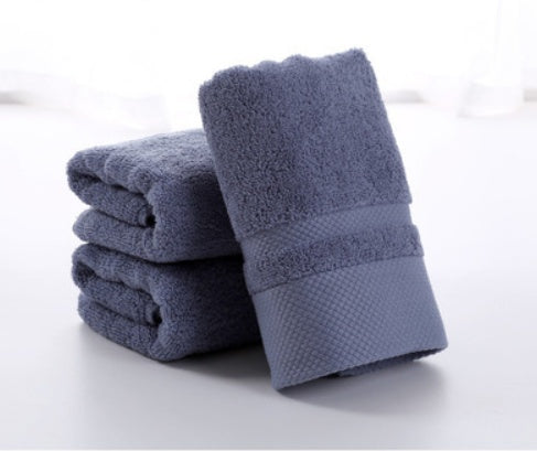 Adult thickening wash towel Diamond blue ash