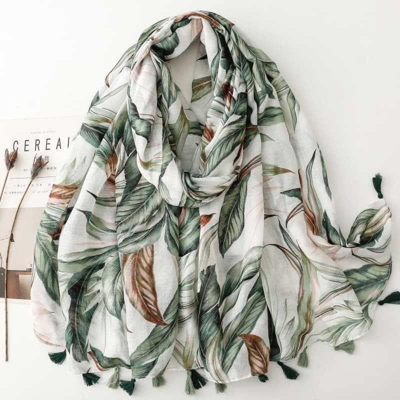 Creative Chinese Style Cotton And Linen Scarf SL2501014 180X88CM