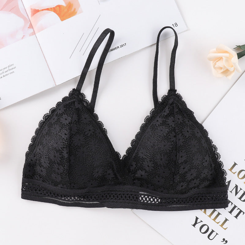 Cross Suspenders Sexy Gathered Bottoming Underwear Women Black B