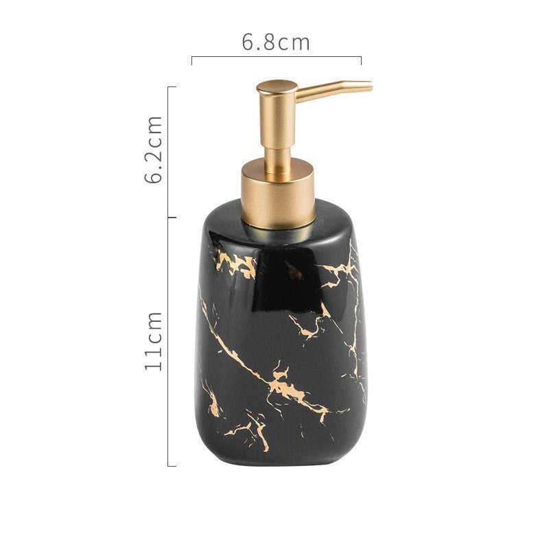 Bathroom wash set Black 1piece
