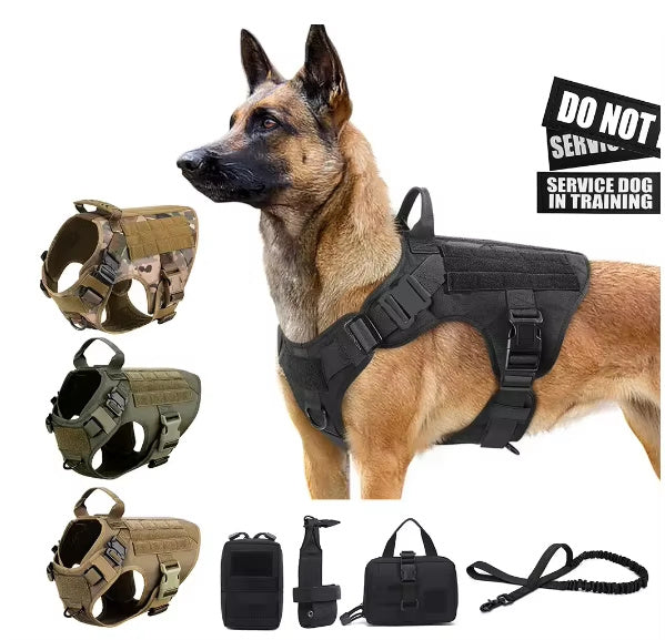 Pet Harness Luxury Dog Leash Set Chest Dog Nylon Camouflage Dog Harness
