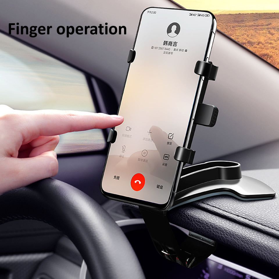 Universal Dashboard Car Phone Holder Easy Clip Mount Stand