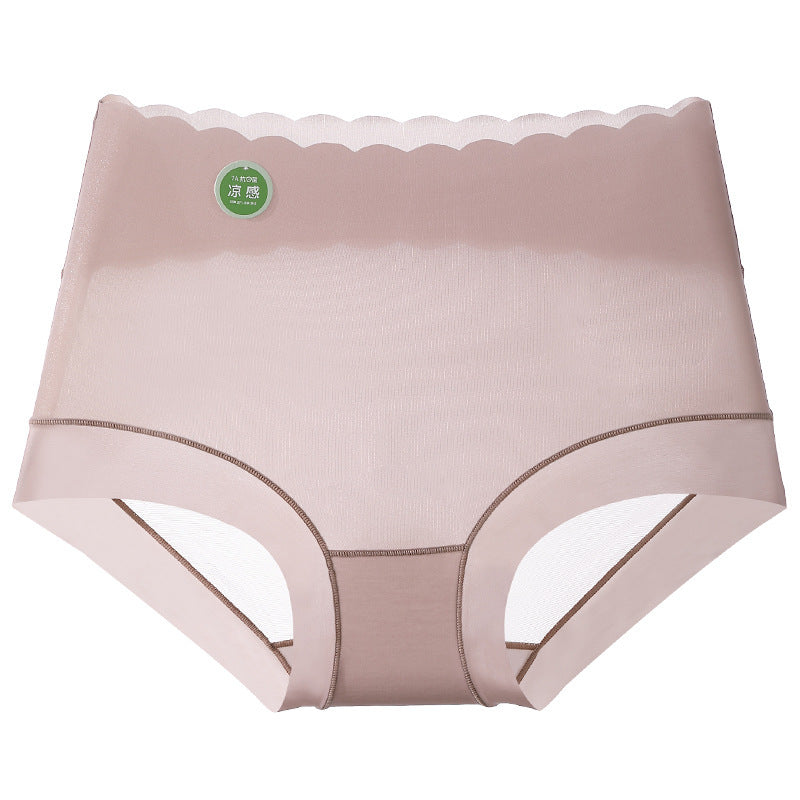 High Waisted Oversized Seamless Underwear For Women Khaki