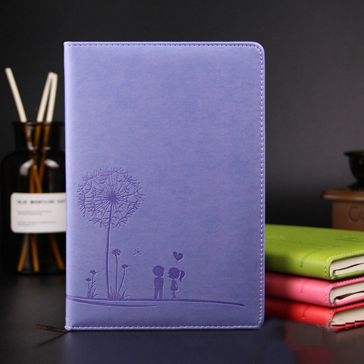 PU Leather Notebooks, Office Leaflet Notepad, Wholesale Leather Business Notebook Custom Purple