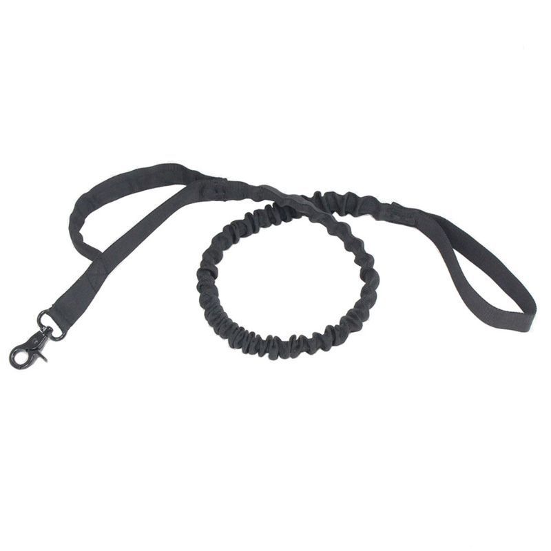 Elastic Buffer Of Outdoor Pet Traction Rope Black 100to140cm