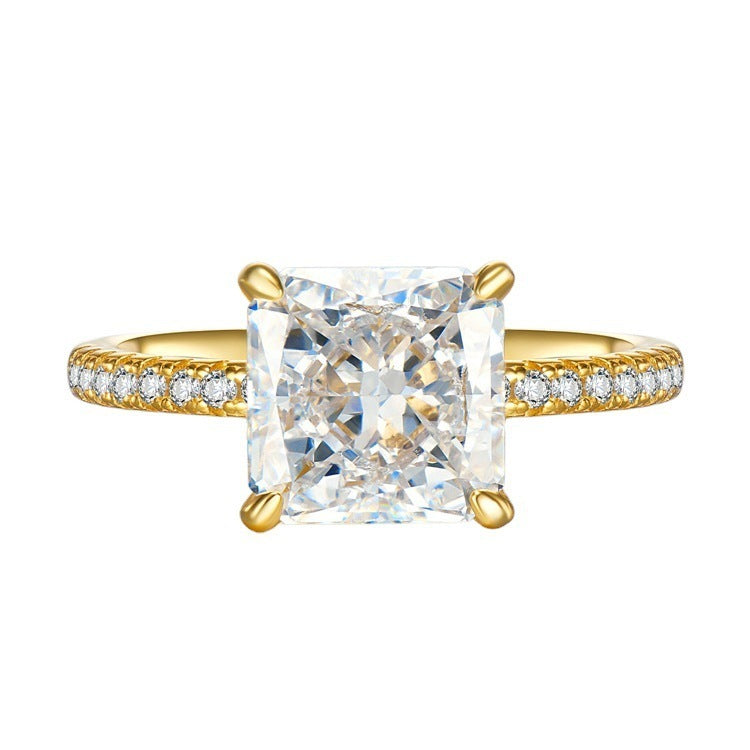 European And American Luxury Ice Flower High Carbon Diamond