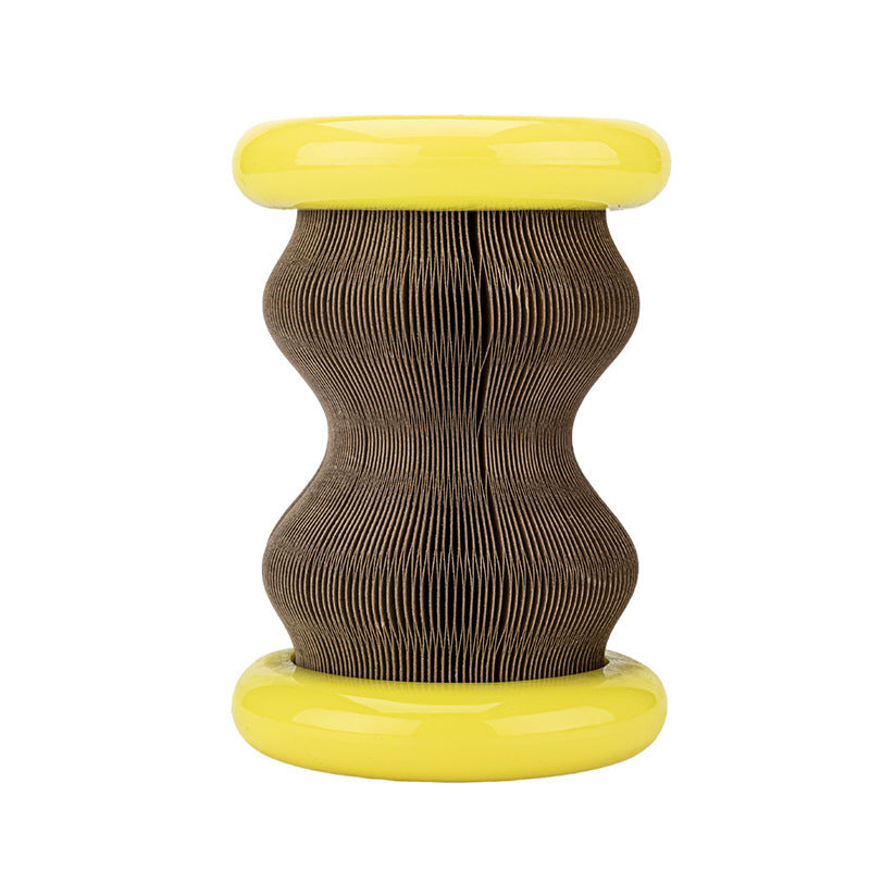 Pet Toy Magic Organ Corrugated Paper Wheel Cat Scratching Board Powder Fantastic Cat Scratch Wheel