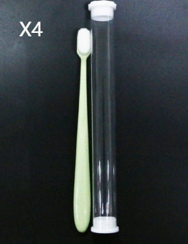Micron Soft Toothbrush Green wavy head 4 PCS