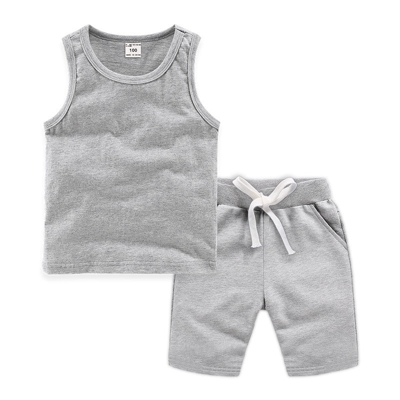 Children's Clothing Suit Customization Grey