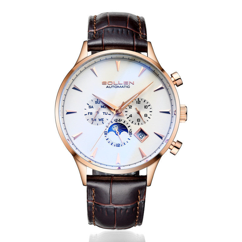 Calendar Watch Trend Student Men's Watch E
