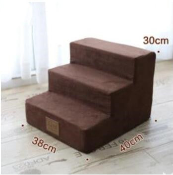 Pet stair ladder dog stair Coffee 30cm