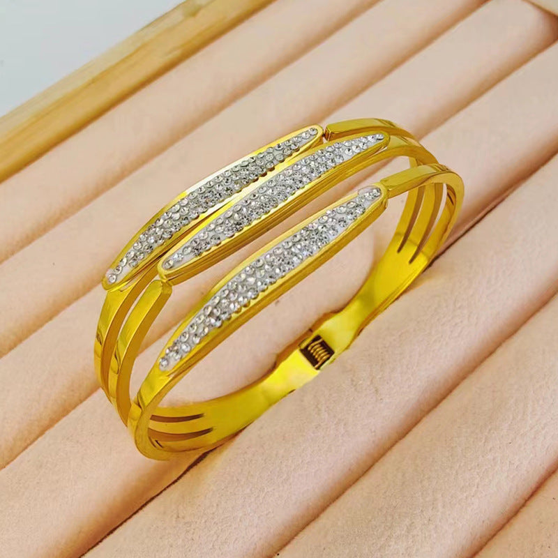 Niche Rose Gold Cold Style Bracelet Gold
