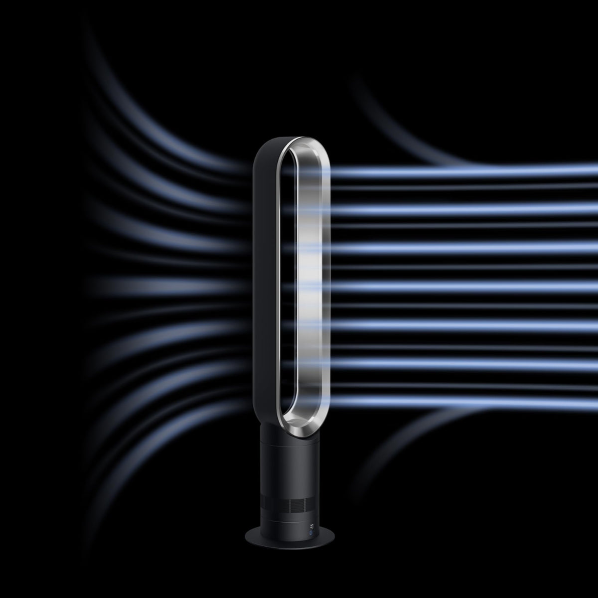 Dyson Cool AM07 Air Multiplier Bladeless Tower Fan, Iron/Blue