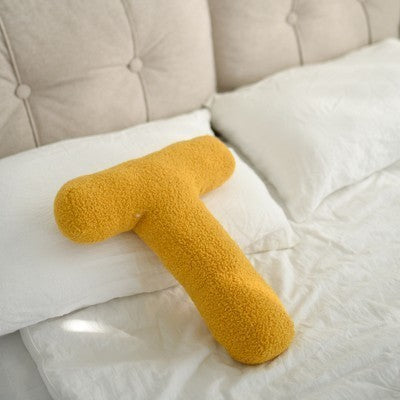26 English Letters Pillow Sofa Cushion Shooting Props T About 38x30cm