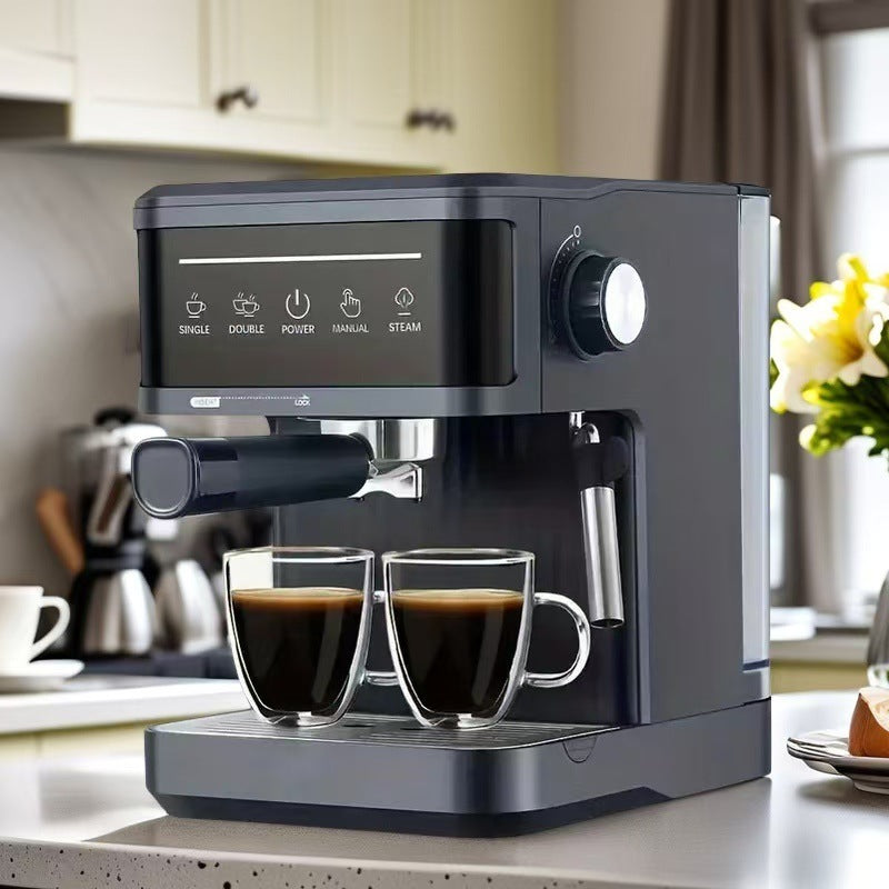 Household Small Semi-automatic Italian Coffee Machine