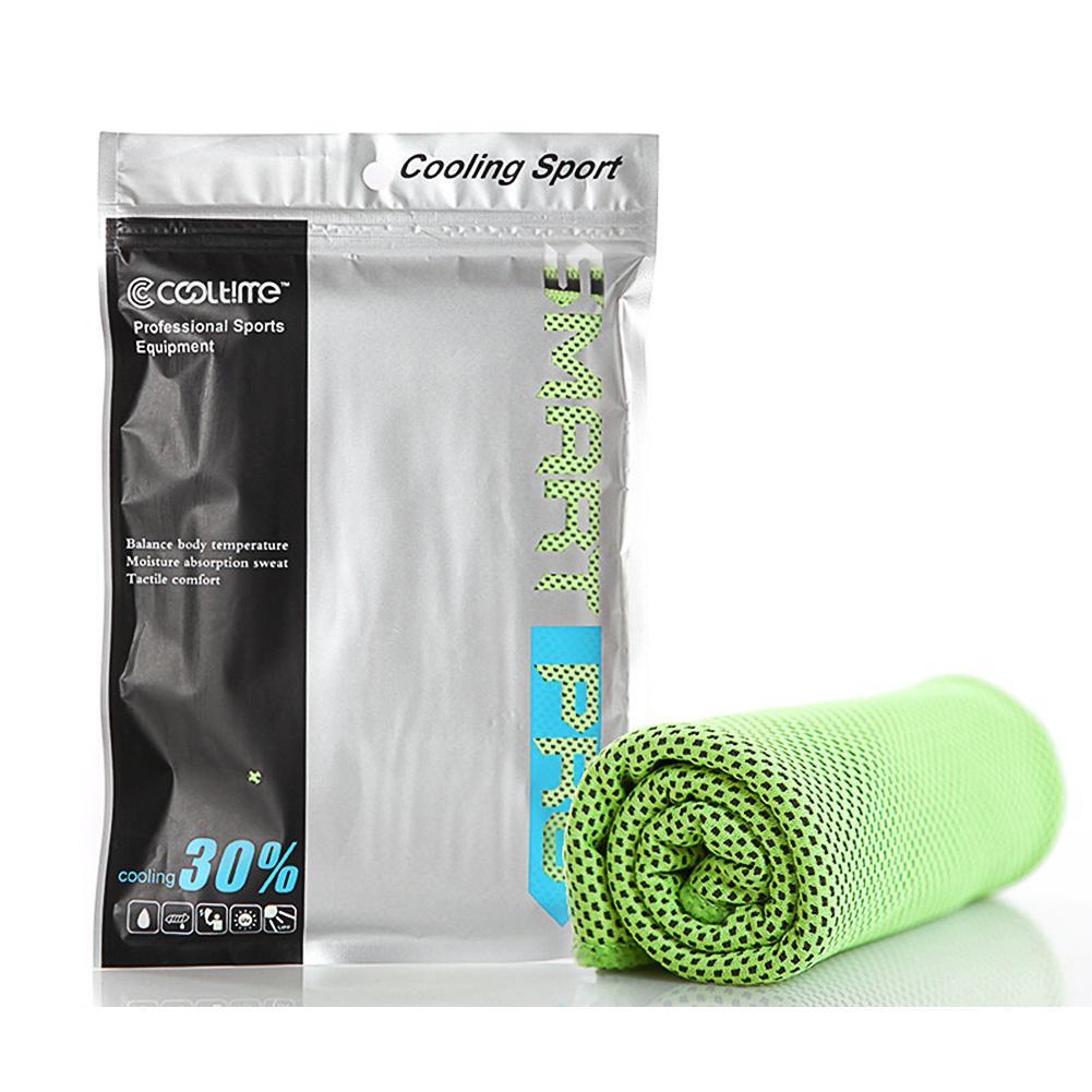 Sports towel quick-drying towel Green 30x100cm