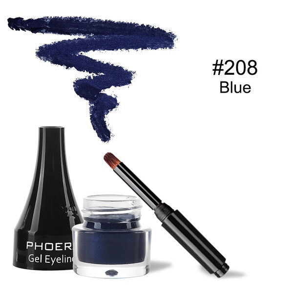 Brown Novice Makeup Black Eye Liner Makeup Makeup Blue