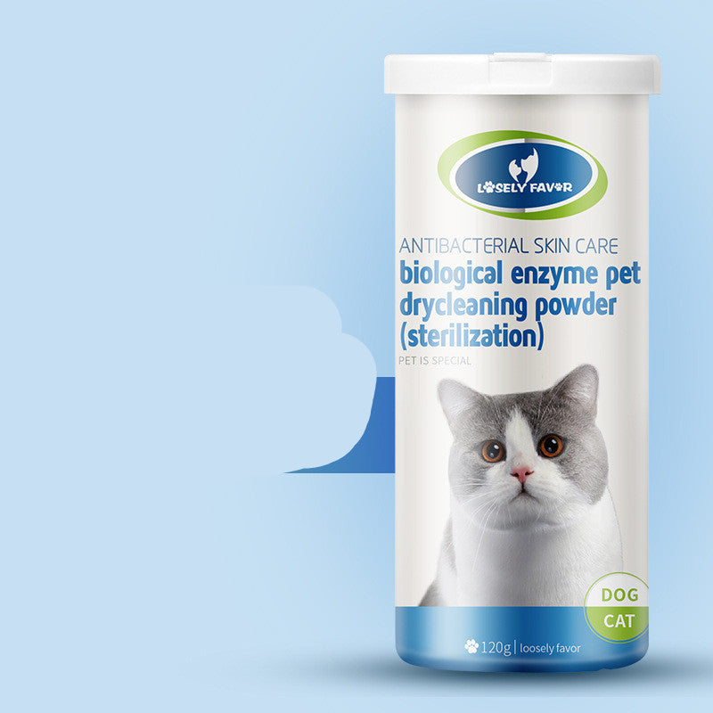Dog dry cleaning powder Sterilization