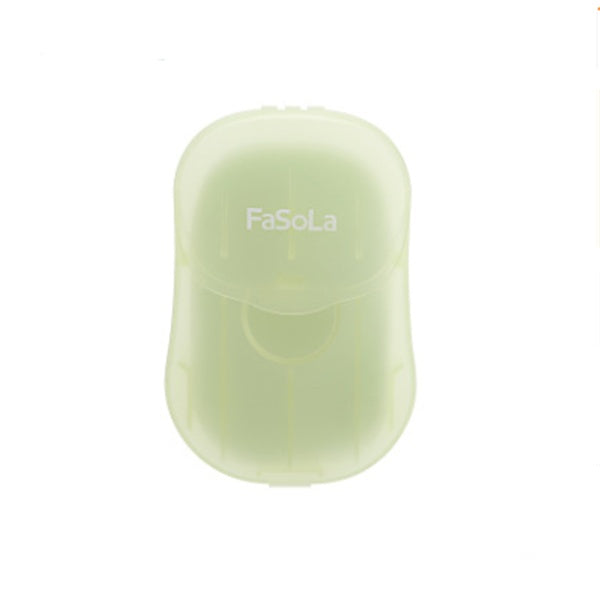 New Convenient Boxed Disposable Mini Soap Tablets For Travel Use Green tea 5pcs