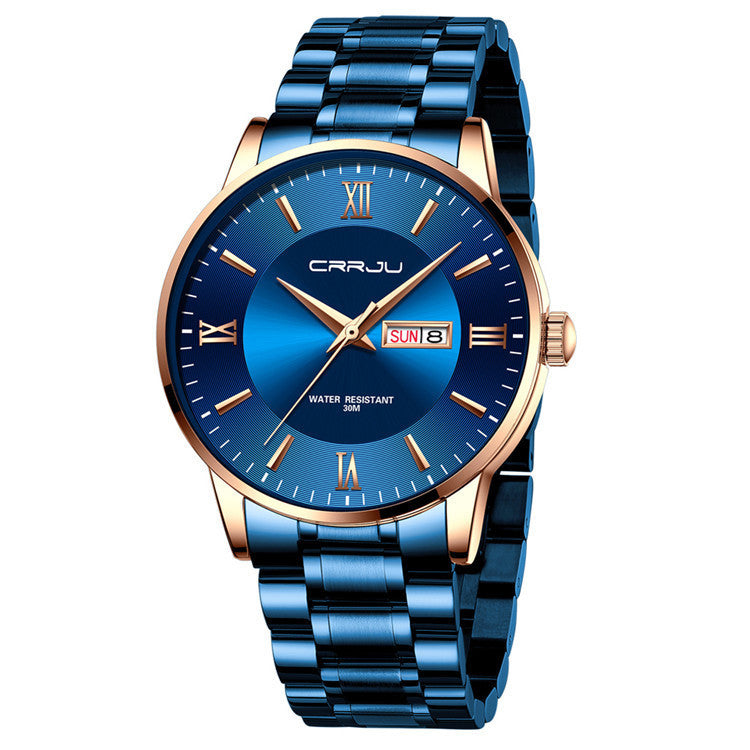 Men's Watch Casual Business Personality Watch Men's Watch Student Watch 3Style