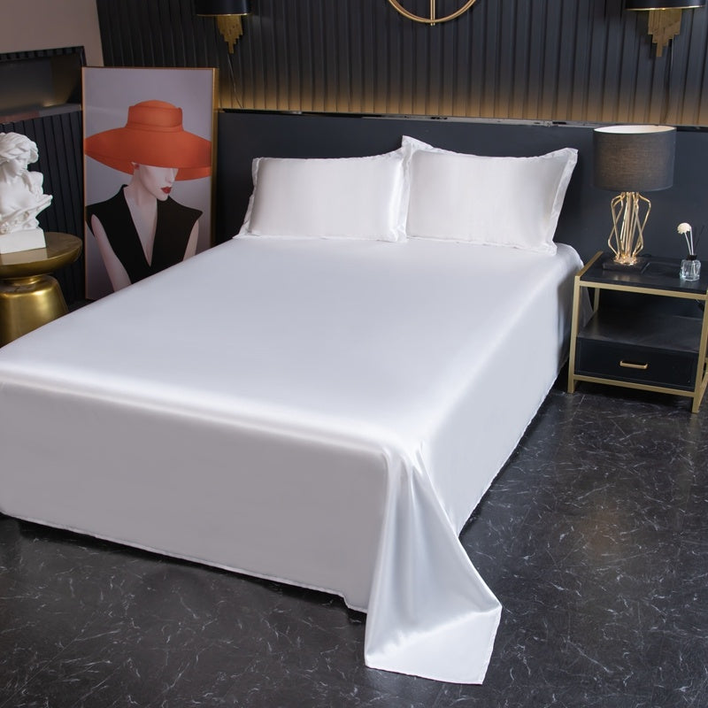 Bed Sheet Cover Cool Soft Three-piece Set Luminous whiteness