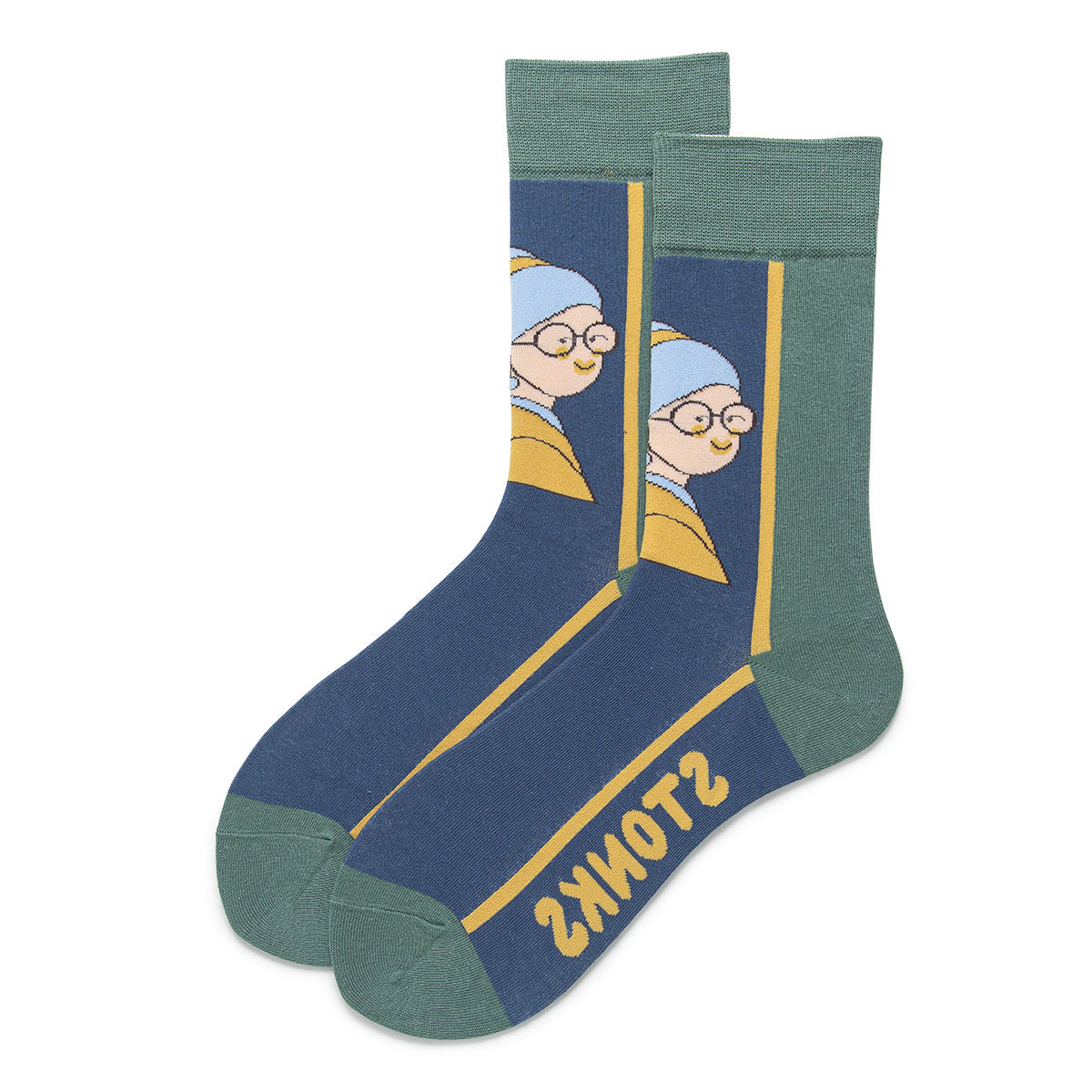 Funny Face Fashion Street Couple Socks Men And Women Socks Maiden 37to43