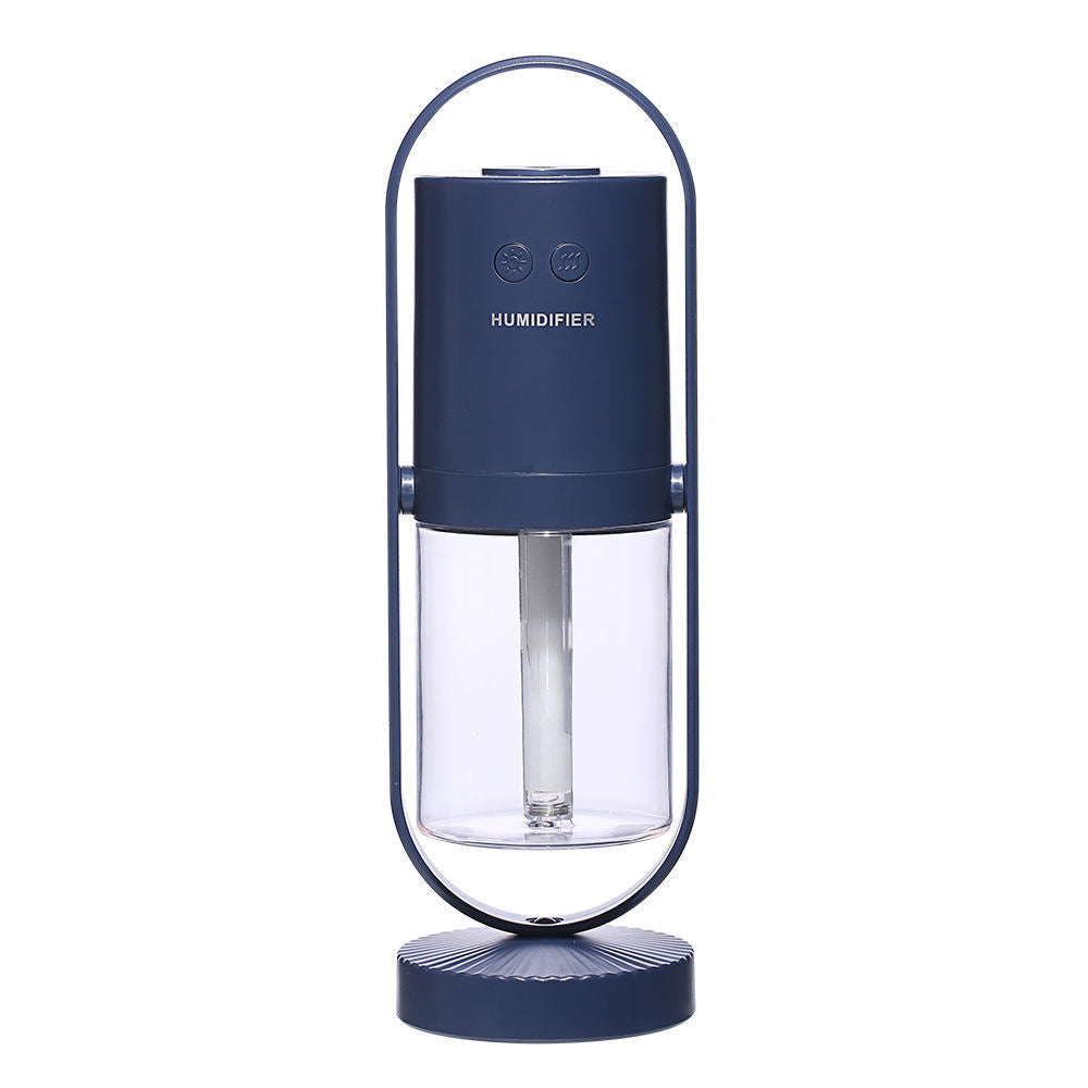 200ml Portable Colorful Light Humidifier USB Rechargeable Car Humidifier USB Dark blue