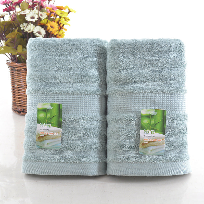 Bamboo fiber water ripple towel Blue