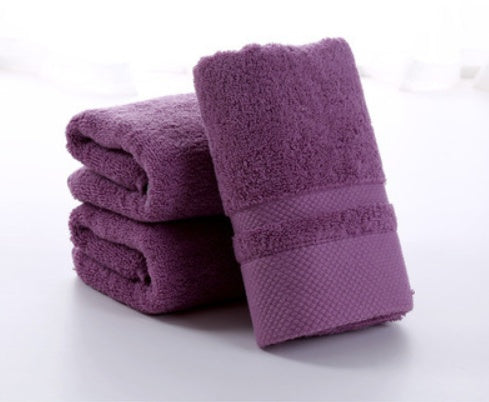 Adult thickening wash towel Diamond purple