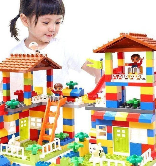 Puzzle building blocks assembly Castle 89