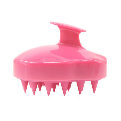 Silicone Brush To Clean The Scalp And Massage The Blood Meridians Red