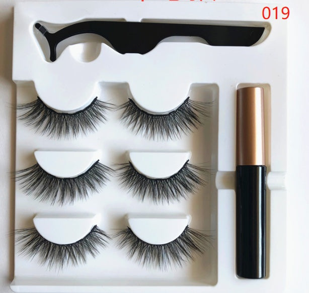 Magnetic false eyelashes 019