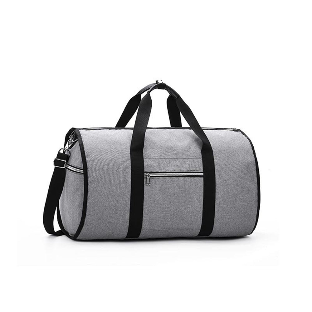 Travel Bag brand men 2 in 1 Garment Bag High-capacity Multi-function Foldable nylon duffle bags suit Busines Trip shoulder bag Gray